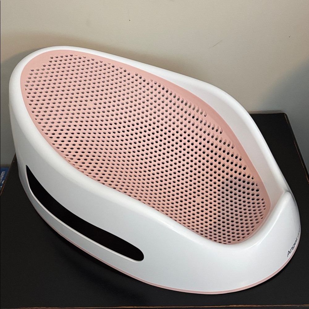 AngelCare Pink and White Baby Bath Support